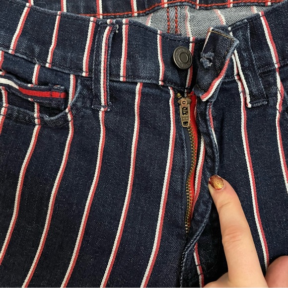 STRIPED TOMMY HILFIGER SKINNY JEANS size 0 - Picture 7 of 11